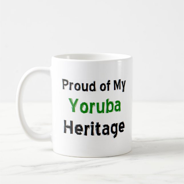 yoruba héritage café tasse (Gauche)