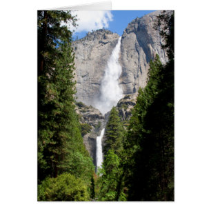 Yosemite Falls en mai (message fait sur commande)