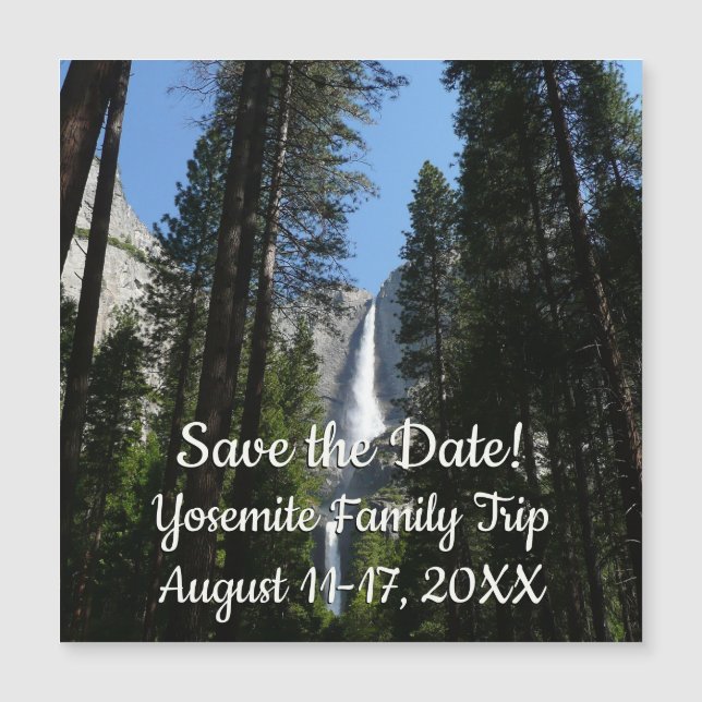 Yosemite Falls et Woods Paysage Photographie (Devant)