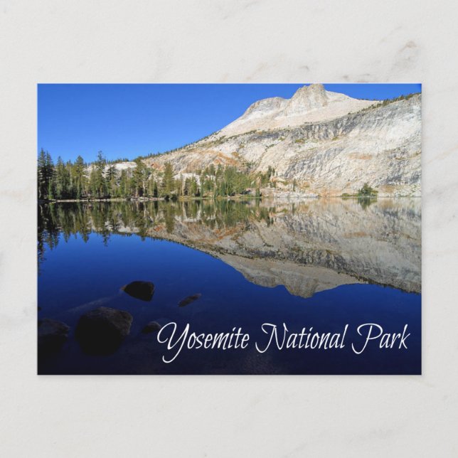 Yosemite, May Lake Mt Hoffmann California Carte po (Devant)
