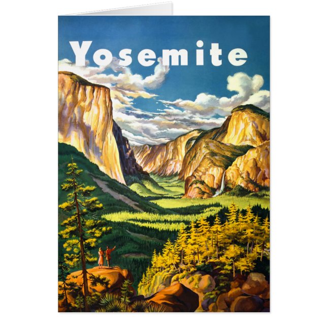 Yosemite National Park Art de voyage (Devant)