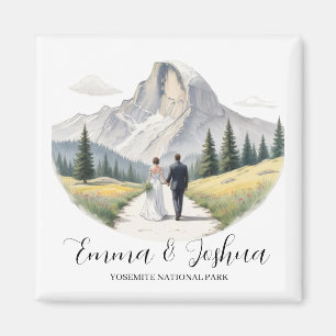 Yosemite National Park Magnet Mariage - Custom