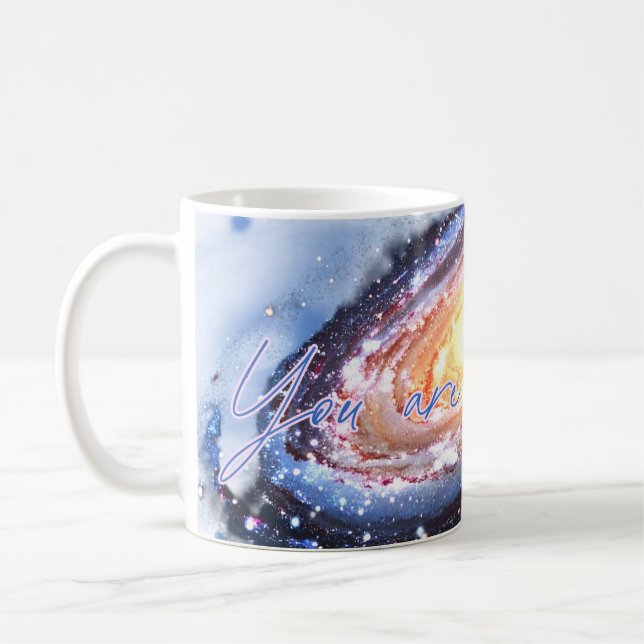 You Are My Orbit Romantic Quote Mug (Gauche)