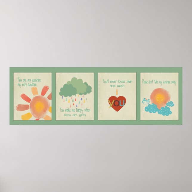 You Are My Sunshine Poster (Devant)