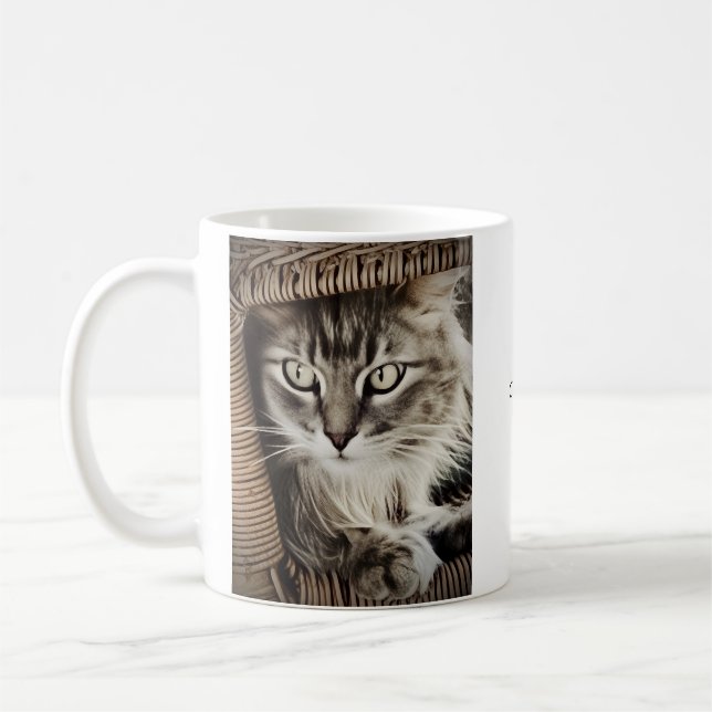 You Are So Beautiful! Cat Coffee Mug (Gauche)