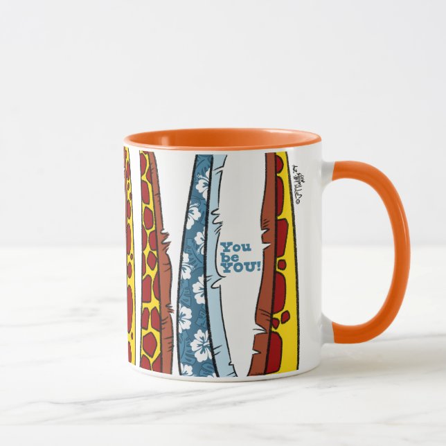 YOU BE YOU GIRAFFE by Jeff Willis Art Mug (Droite)