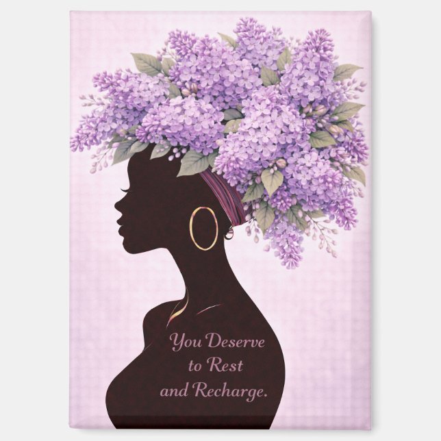 You Deserve to Rest and Recharge Magnet (Recto)