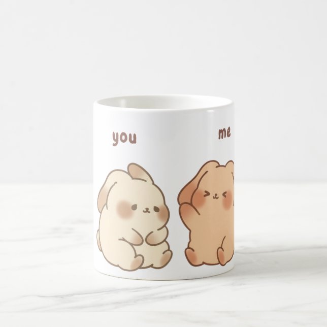 You & Me Cute Bunny Mug (Centre)