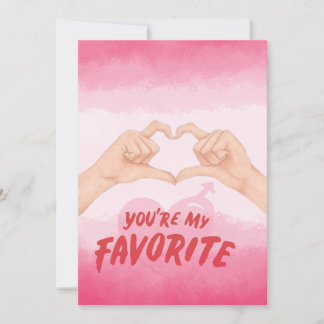 You’re My Favori - Carte romantique de Saint-Valen