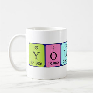 Youness nom de table périodique mug