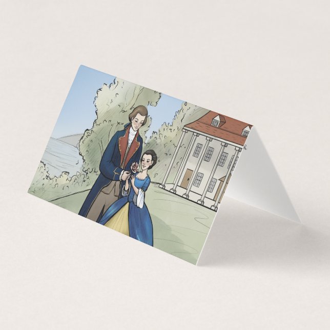 Young George Washington et Martha Washington (Front)