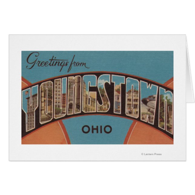 Youngstown, Ohio - Scènes de grandes lettres (Devant horizontal)