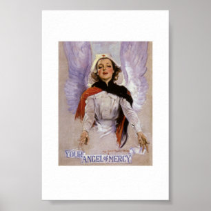 "Your Angel of Mercy" vintage poster