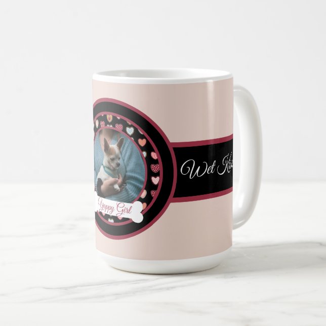 Your Dog's Photo Show your Love Mug (Devant droit)