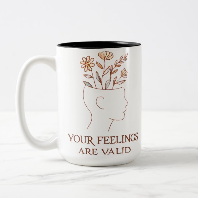 Your Feelings Are Valid Therapist Mug (Gauche)