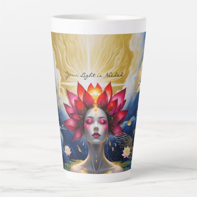 Your Light Is Needed-Latte Mug (Devant)
