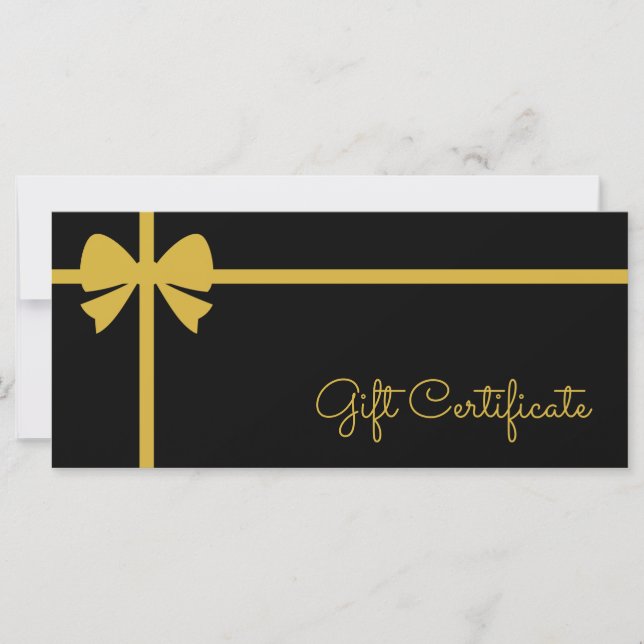 Your Logo Custom Business Gift Certificate (Devant)
