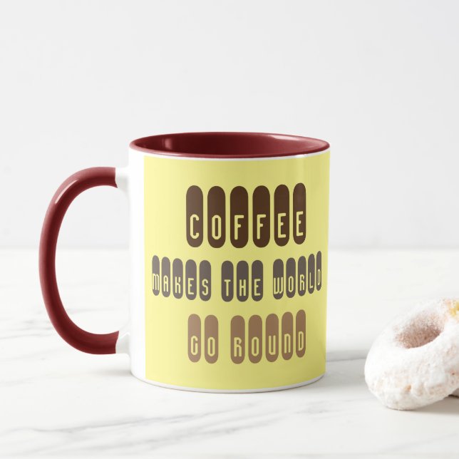 "Your Morning Lift" Mug de café combo (Avec donut)
