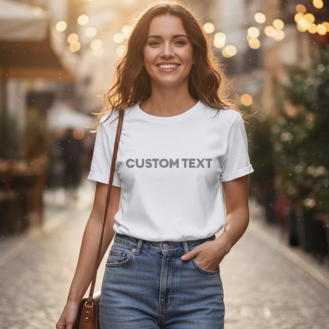 Your words, your TSHIRT, Unique text TSHIRT (Créateur téléchargé)
