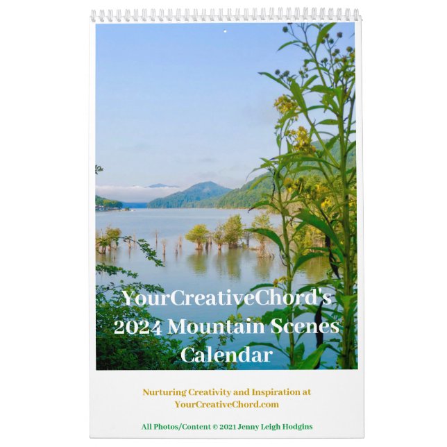 YourCreativeChord Mountain Scenes 2024 Calendrier (Protection)
