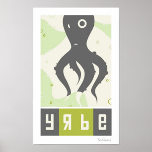 Yrbe - Poster d'Animaux Inspiré Russe