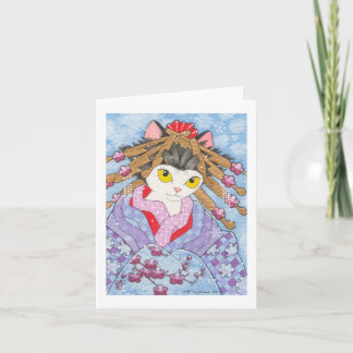 Yuki au carte pour notes d'Ume