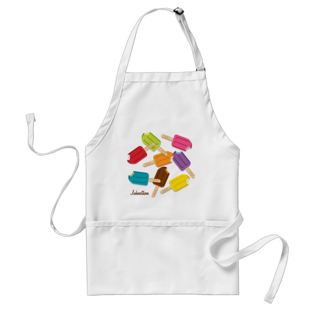 Yum ! Tablier de Popsicle (PERSONNALISABLE) (Devant)