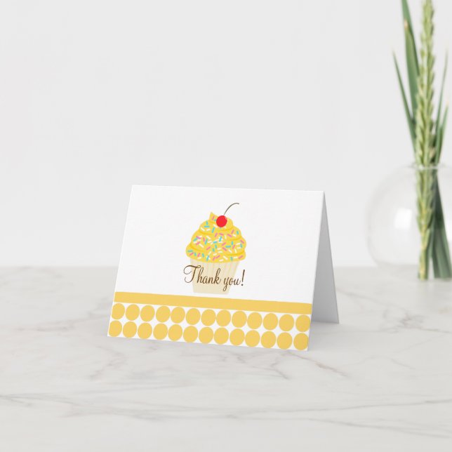 Yummy Cupcake Folt Merci notes (Devant)
