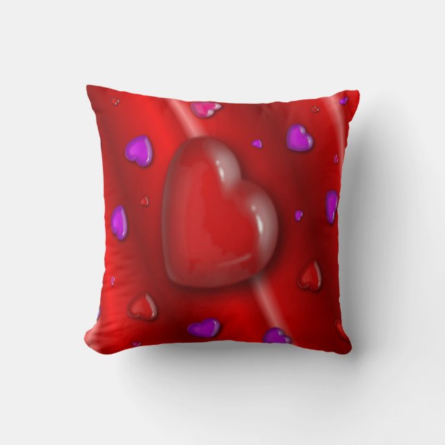 Yummy Hearts Valentine Coussin (Recto)