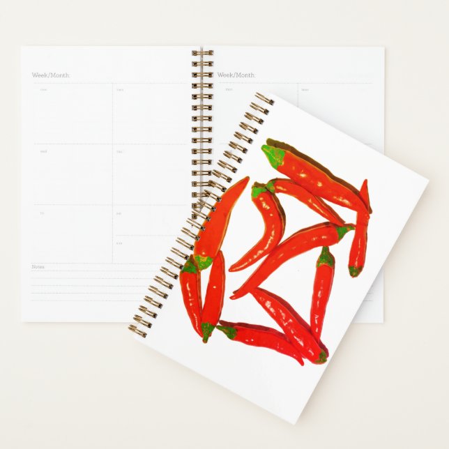 Yummy Hot Red Chili Motif poivron (Devant avec enveloppe)