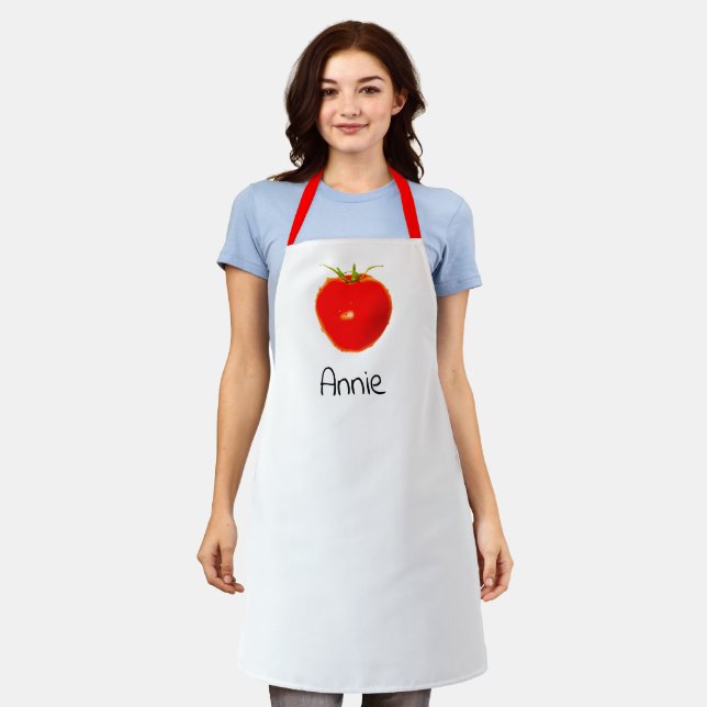 Yummy Red Tomato 4Annie Tout-Sur-Imprimer Tablier (Porté)