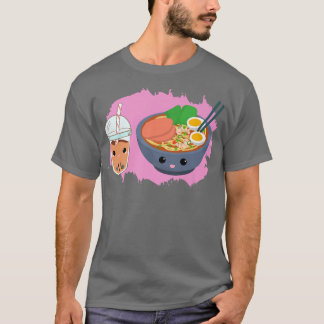 Yummy Tshirt Ramen Noodles Bowl Et Boba Bubble Te