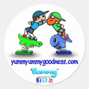 Yummyummygoodness.com Sticker Yummy Hi Five