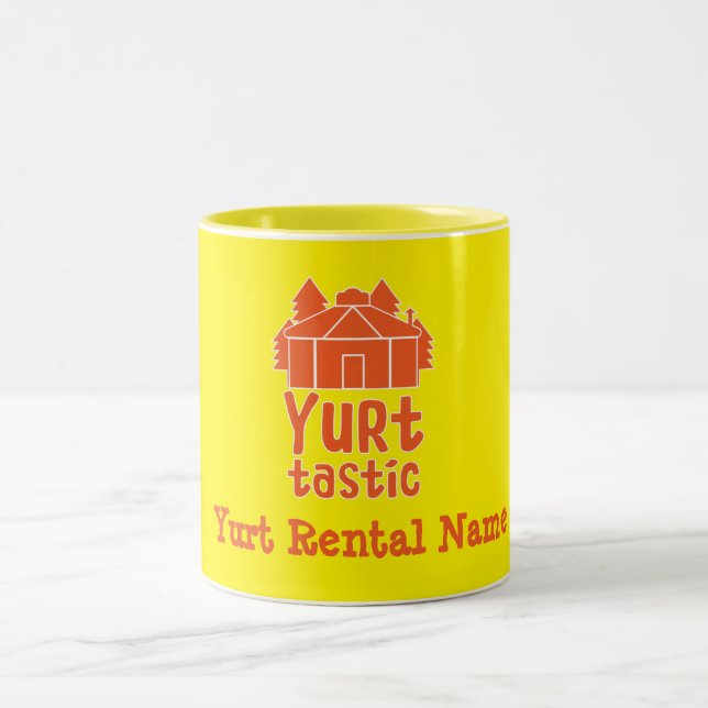 Yurt Vivre Et Vacances Café Mug (Centre)