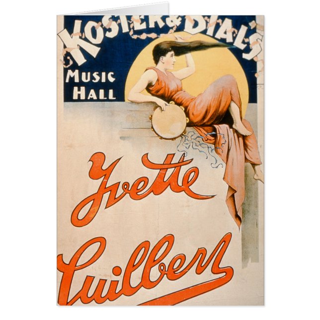 'Yvette Guilbert (c.1869-1944) chez Koster et Bial (Devant)