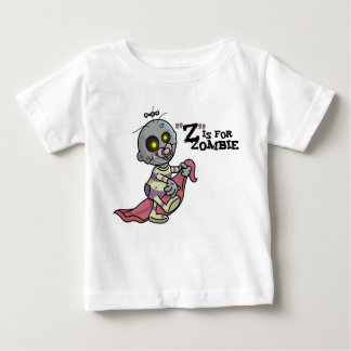 "Z" est pour le T-shirt bébé Zombie (filles)