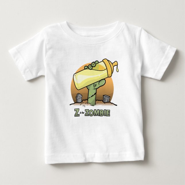 "Z" est pour le T-shirt infantile de "bouteille" (Devant)