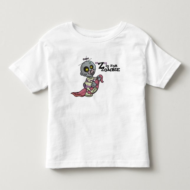 "Z" est pour Zombie avec Tshirt Blanket (Filles) (Devant)