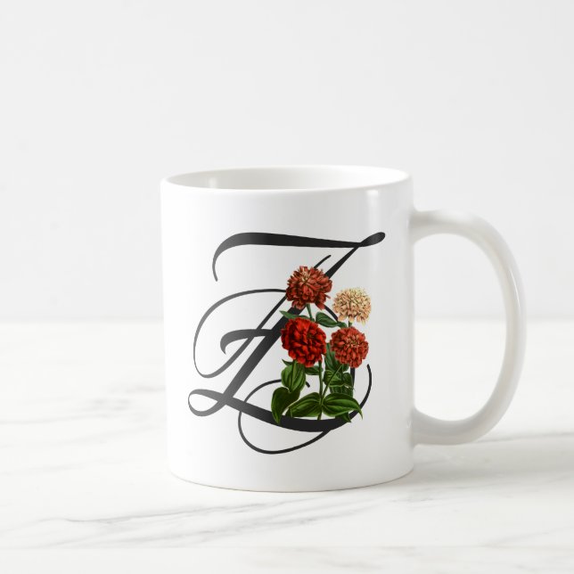 Z initial, Zinnia Coffee Mug (Droite)