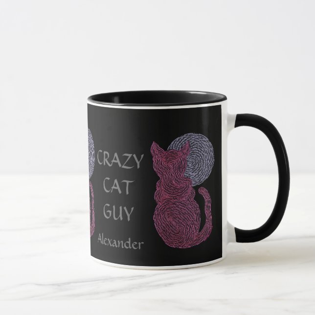 Z personnalisent cette tasse folle d'amoureux des (Droite)