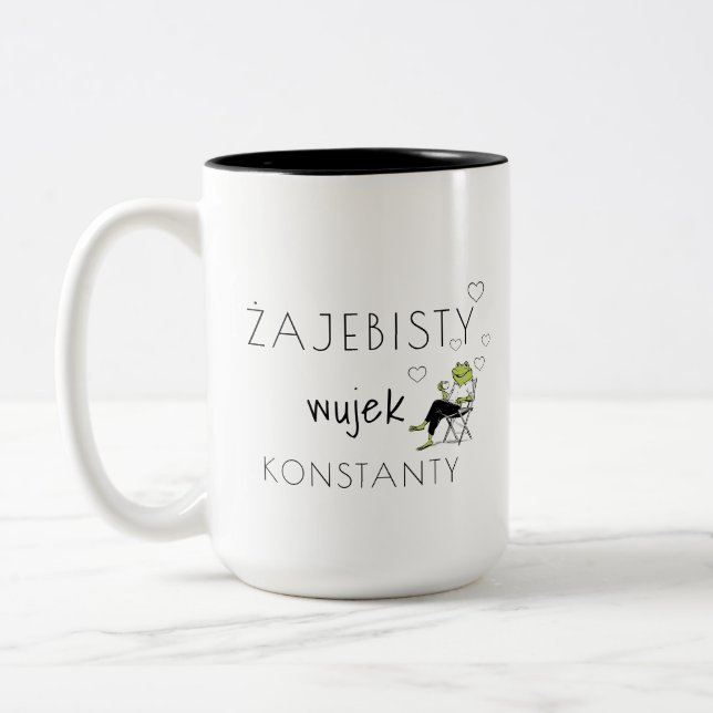 Żajebisty Wujek Personalised Mug | Funny Polish (Gauche)