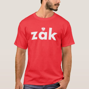 ZAK Tshirt de nom de famille polonais