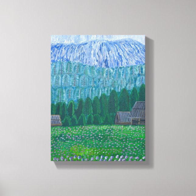 Zakopane, Pologne toile  (Recto)