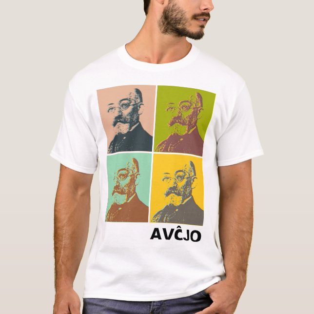 Zamenhof t-shirt - Zamenhof t-ĉemizo (Devant)