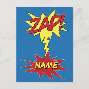 ZAP ! carte postale personnalisée