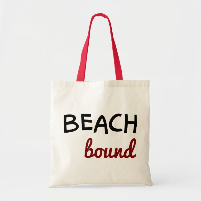 Zazzle Beach Bound Sac fourre-tout (Devant)
