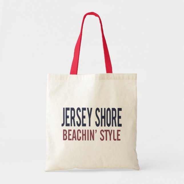 Zazzle Jersey Shore Beach' Style Sac fourre-tout (Devant)