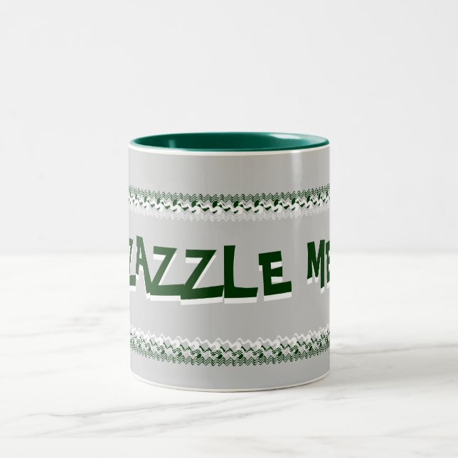 Zazzle Me Green Mug (Centre)