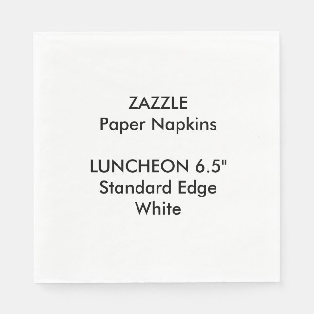 ZAZZLE Personnalisé Grandes serviettes en papier p (Devant)