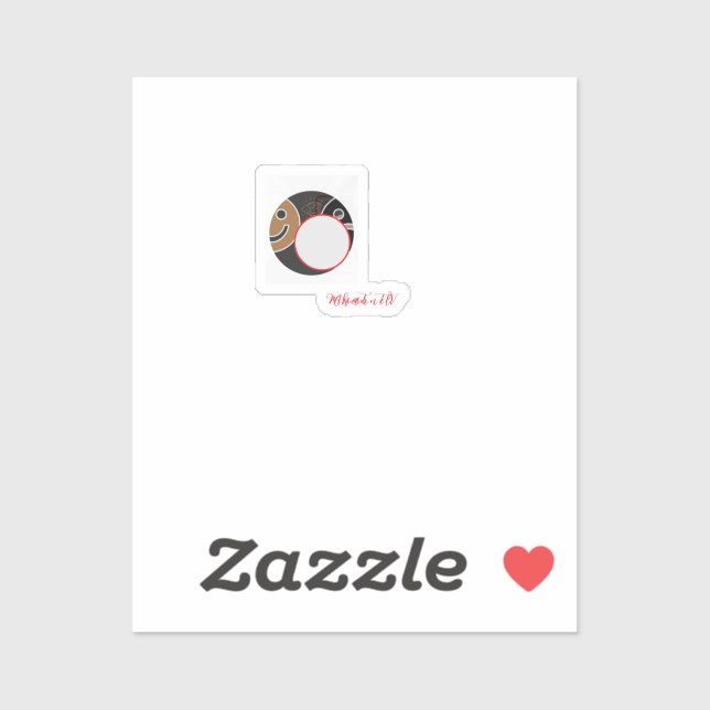 Zazzle stickers & Étiquette Mnatv (Feuille)